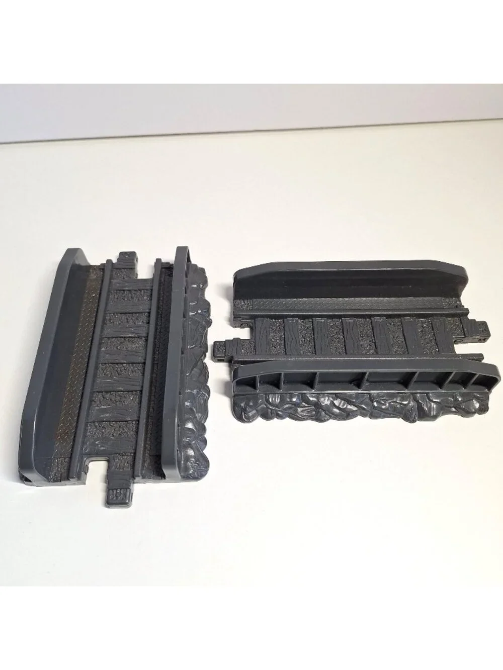 GeoTrax Railroad Trestle Gray Train Track Lot Mattel 2003